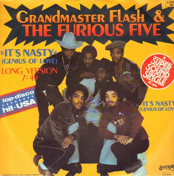 GRANDMASTER FLASH & THE FURIOUS FIVE - It's Nasty (Genius Of Love) - 12 inch x 1