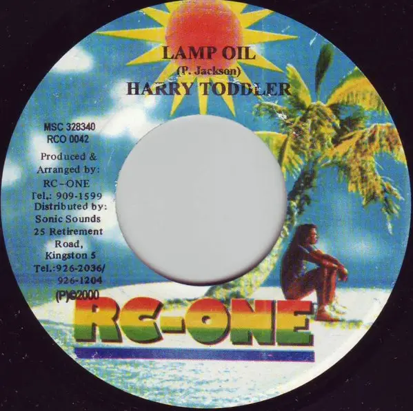 HARRY TODDLER - Lamp Oil - Disque 45T x 1