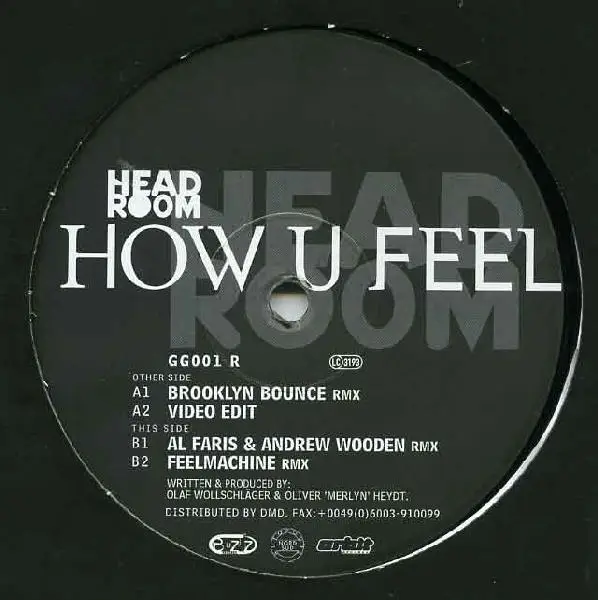HEAD ROOM - How U Feel - 12 inch x 1
