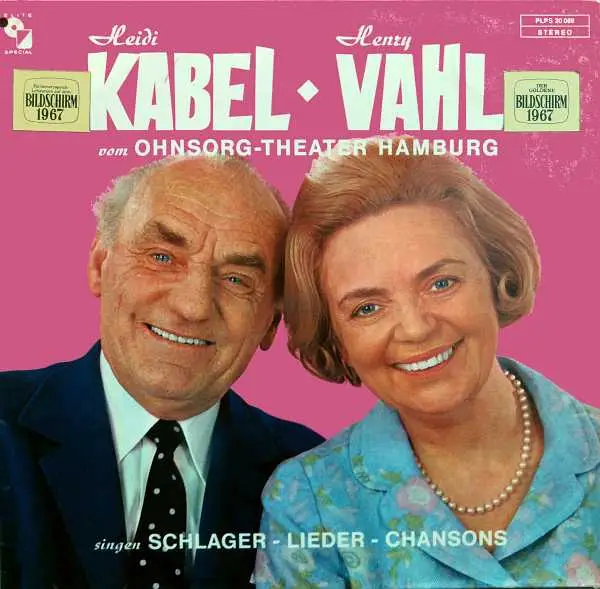 HEIDI KABEL, HENRY VAHL - Singen Schlager - Lieder - Chansons - Disque 33T