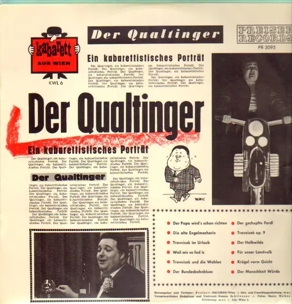 HELMUT QUALTINGER - Ein Kabarettistisches Porträt - LP