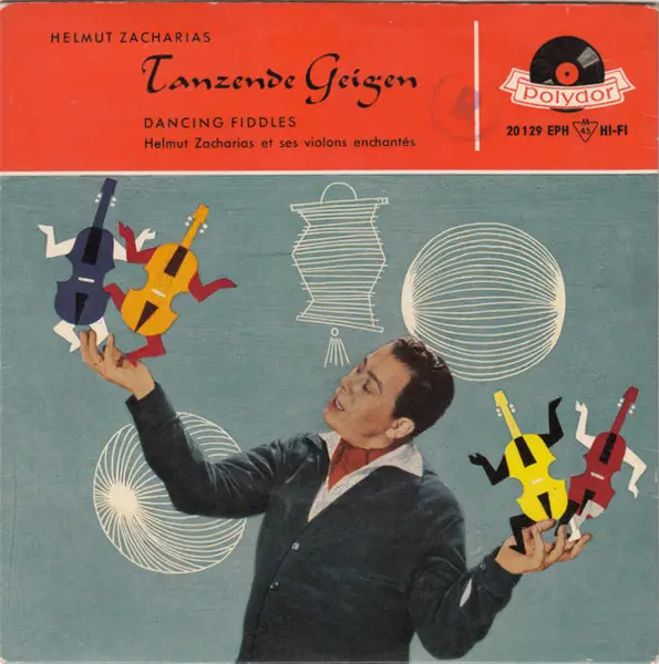 HELMUT ZACHARIAS - Tanzende Geigen - Disque 45T x 1