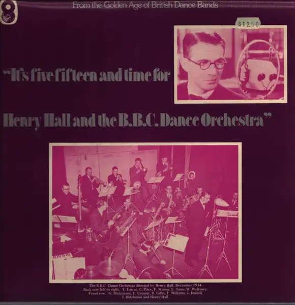 HENRY HALL - It's Five-fifteen And Time For Henry Hall And The BBC Dance Orchestra - Disque 33T