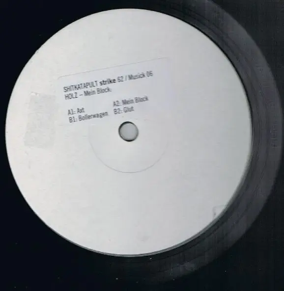 HOLZ - Mein Block (PROMO WHITE LABEL) - Disque Maxi x 1