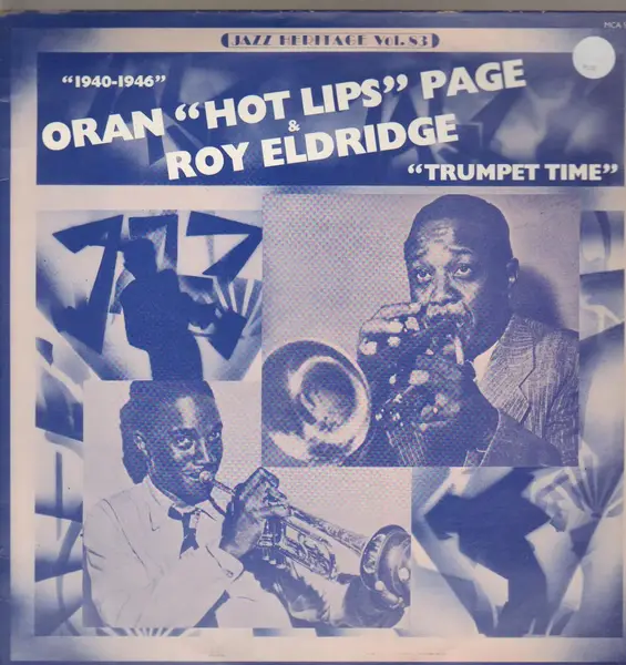 HOT LIPS PAGE & ROY ELDRIDGE - Trumpet Time (1940-1946) - Disque 33T