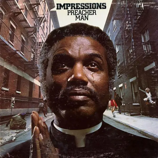 IMPRESSIONS - Preacher Man - Disque 33T