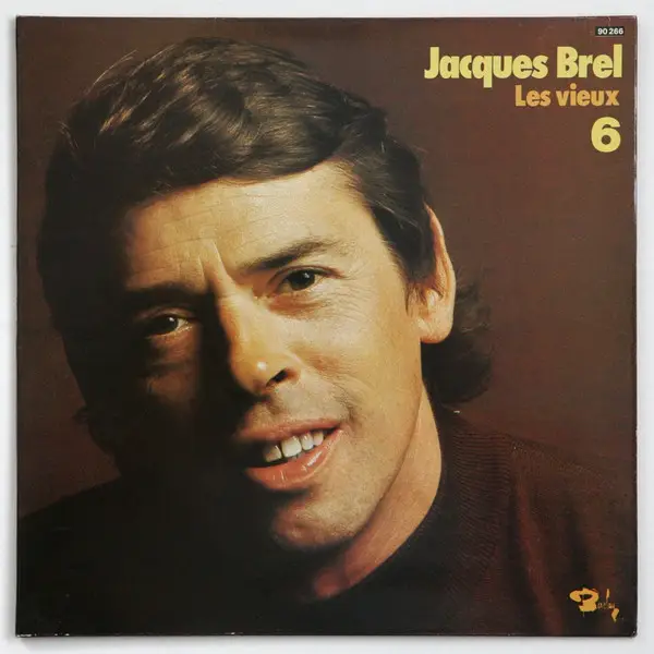 JACQUES BREL - 6 Lex Vieux - Disque 33T