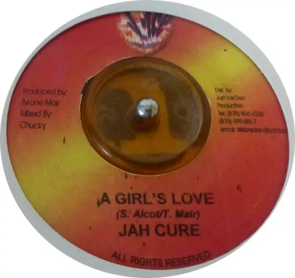 JAH CURE - A Girl's Love - 7inch x 1