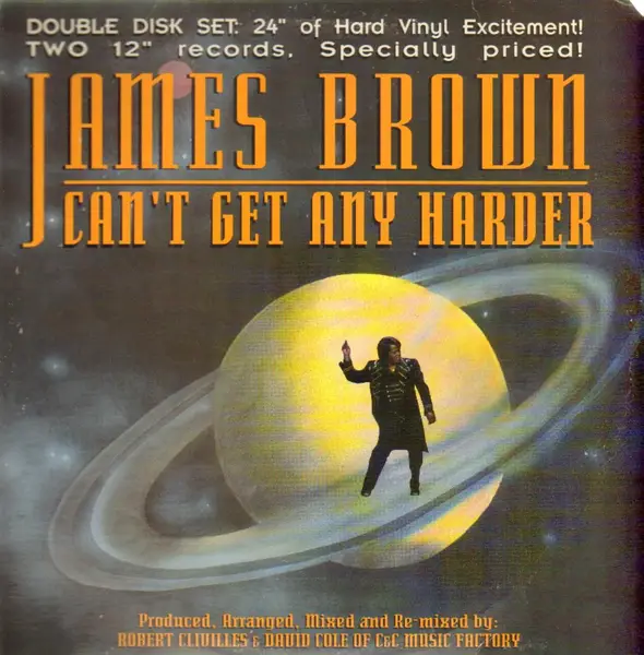 JAMES BROWN - Can't Get Any Harder - Disque Maxi x 2