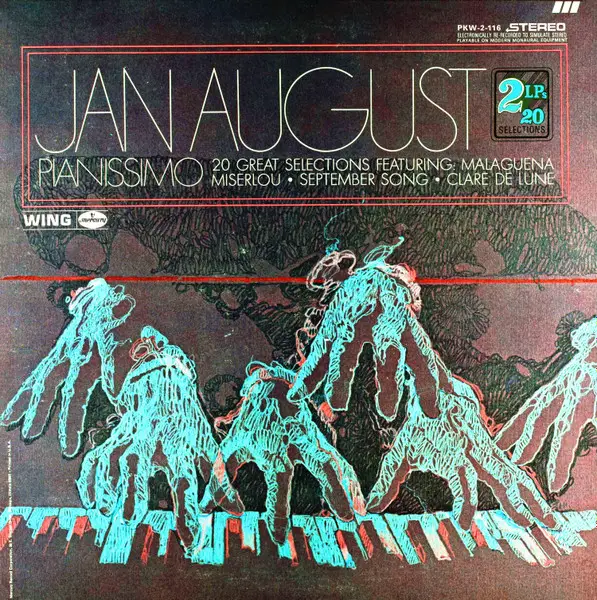 JAN AUGUST - Pianissimo (STILL SEALED) - LP x 2