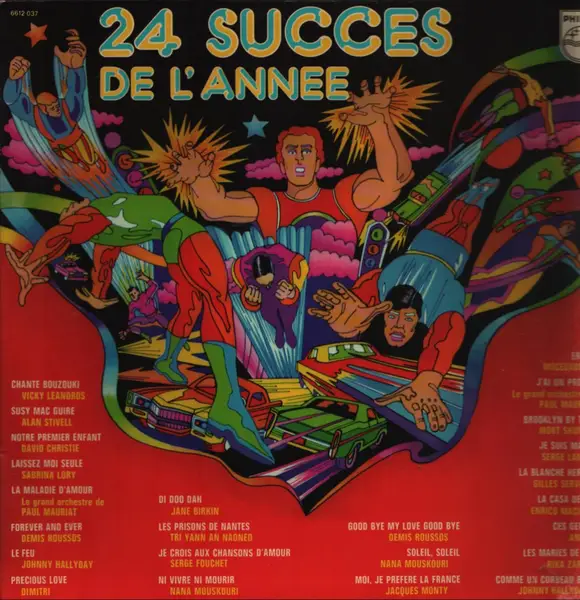 JANE BIRKIN,VICKY LEANDROS, ALAN STIVELL - 24 Succès De L'Année (SLEEVE) - LP x 2