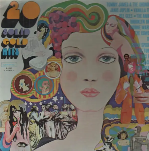 JANIS JOPLIN, BEE GEES, DIONNE WARWICK A.O. - 20 Solid Gold Hits - LP