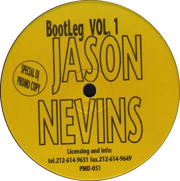 JASON NEVINS - Bootleg Vol. 1 (PROMO COPY) - 12 inch x 1