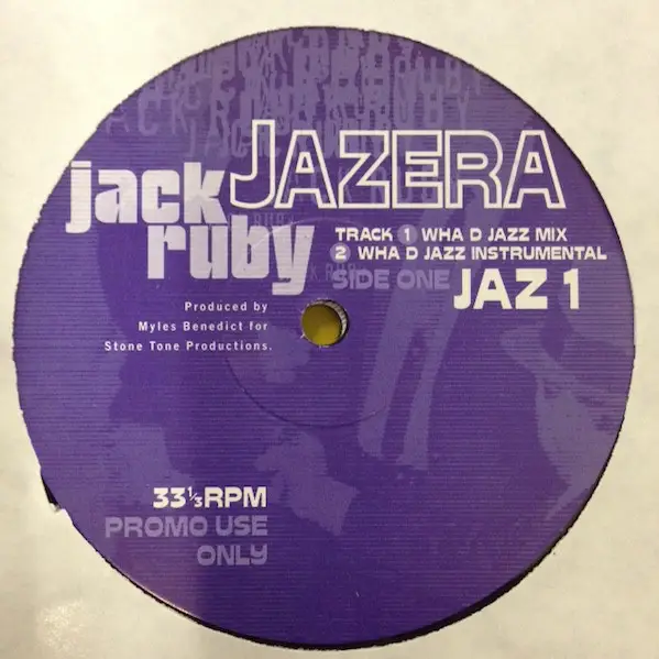 JAZERA - Jack Ruby - Double Pack Promo - Disque Maxi x 2
