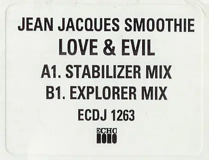 JEAN JACQUES SMOOTHIE - Love & Evil - Disque Maxi x 1