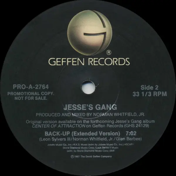 JESSE'S GANG - Back Up - LP