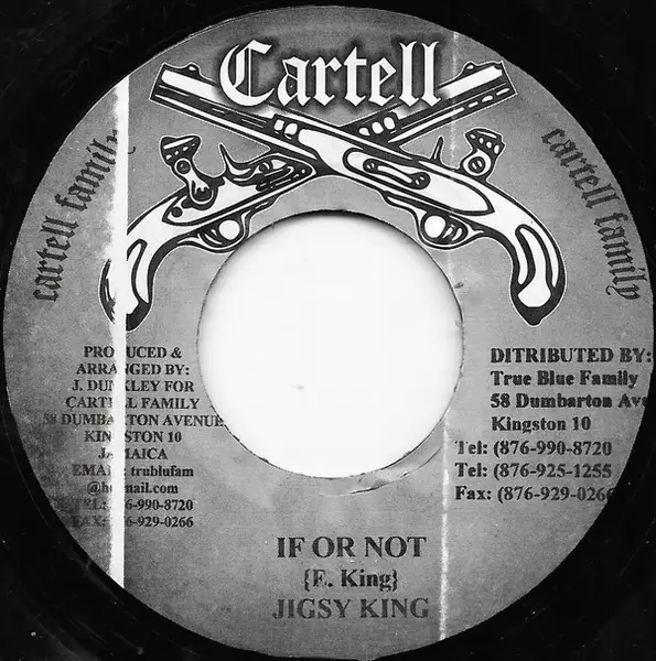 JIGSY KING / BLACK RAT - If Or Not / Old Women - 7inch x 1