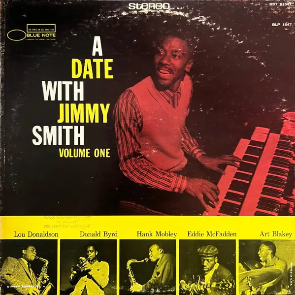 JIMMY SMITH - A Date With Jimmy Smith Volume One - Disque 33T