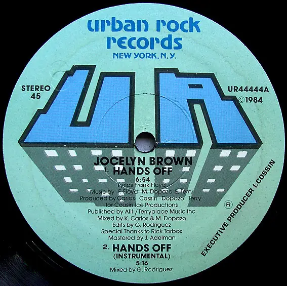 JOCELYN BROWN - Hands Off - 12 inch x 1