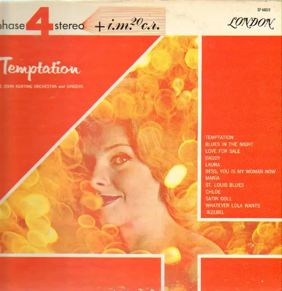 JOHN KEATING ORCHESTRA AND SINGERS - Temptation - Disque 33T