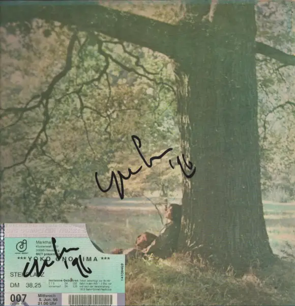 JOHN LENNON PLASTIC ONO BAND サイン入　レコード JOHN LENNON PLASTIC ONO BAND サイン入 レコード PLASTIC ONO BAND