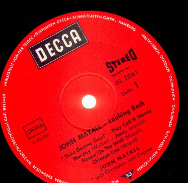 John Mayall Looking Back (GATEFOLD)