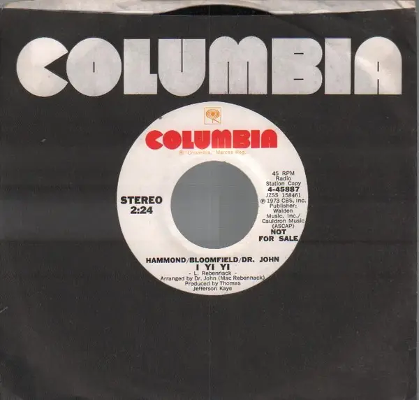 John Paul Hammond / Mike Bloomfield / Dr. John I Yi Yi
