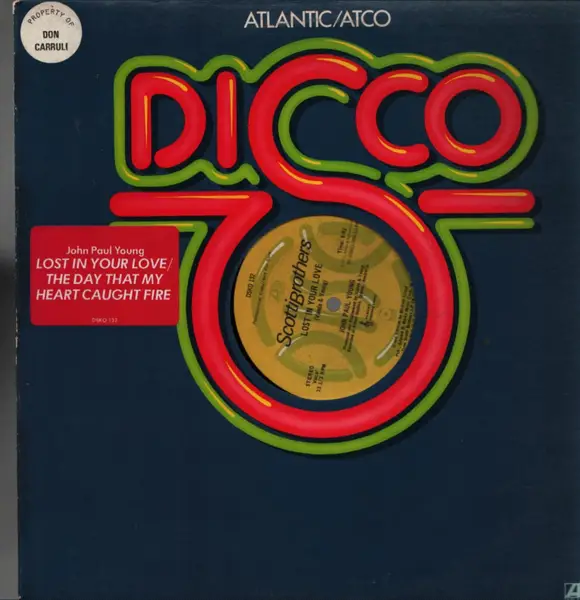 JOHN PAUL YOUNG - Lost In Your Love / The Day That My Heart Caught Fire - Disque Maxi 45T