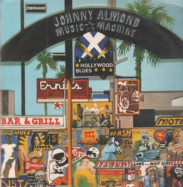 JOHNNY ALMOND MUSIC MACHINE - Hollywood blues (UK ORIGINAL) - Disque 33T