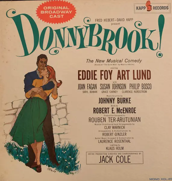 JOHNNY BURKE - Donnybrook! Original Broadway Cast - Disque 33T