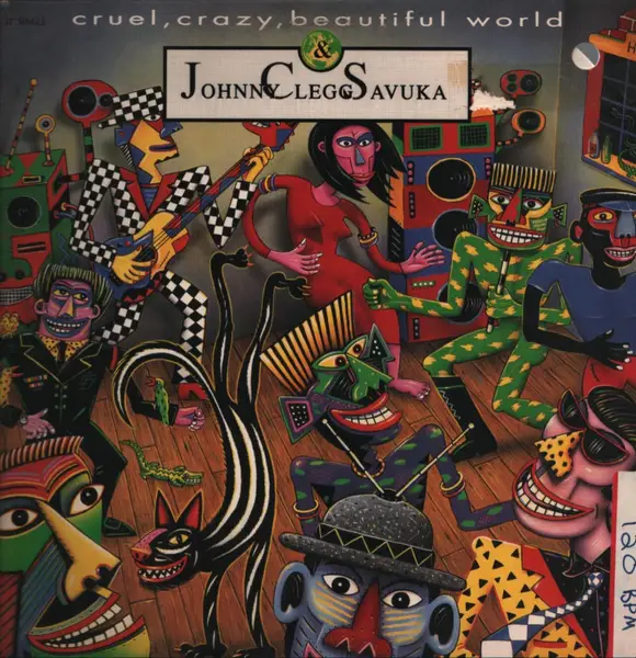 JOHNNY CLEGG & SAVUKA - Cruel, Crazy, Beautiful World - Disque Maxi x 1