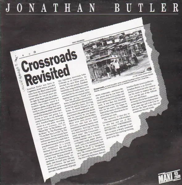 JONATHAN BUTLER - Crossroads Revisited - Disque Maxi x 1