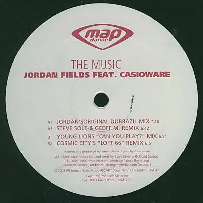 JORDAN FIELDS - The Music - 12 inch x 1