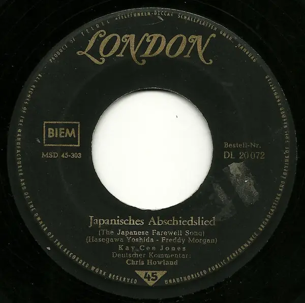 Kay Cee Jones Japanisches abschiedslied 1976 feat. chris