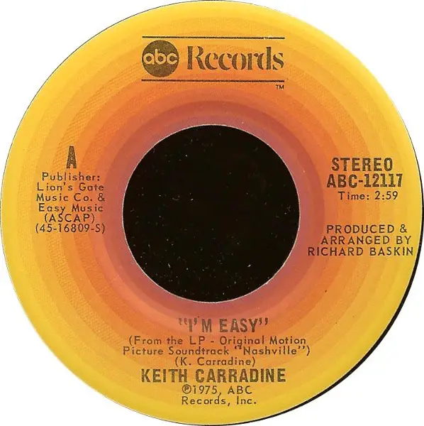 Keith Carradine / Henry Gibson I'm Easy / 200 Years