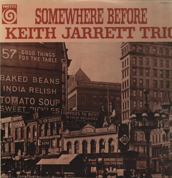 KEITH JARRETT TRIO = KEITH JARRETT TRIO - Somewhere Before = サムホエア・ビフォー - Disque 33T