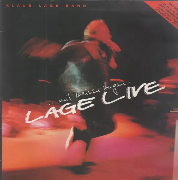 Klaus Lage Band ...Mit Meinen Augen...Lage Live (GATEFOLD)