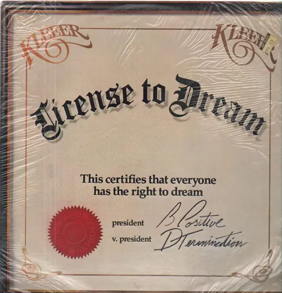 KLEEER - License To Dream - Disque 33T