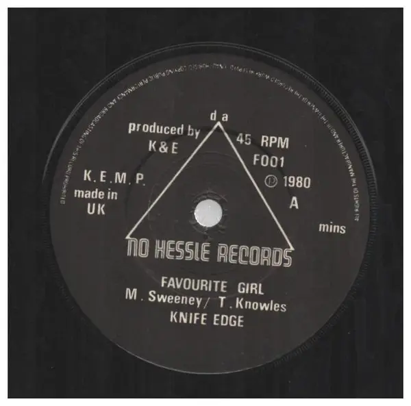 KNIFE EDGE - Favourite Girl - 7inch x 1