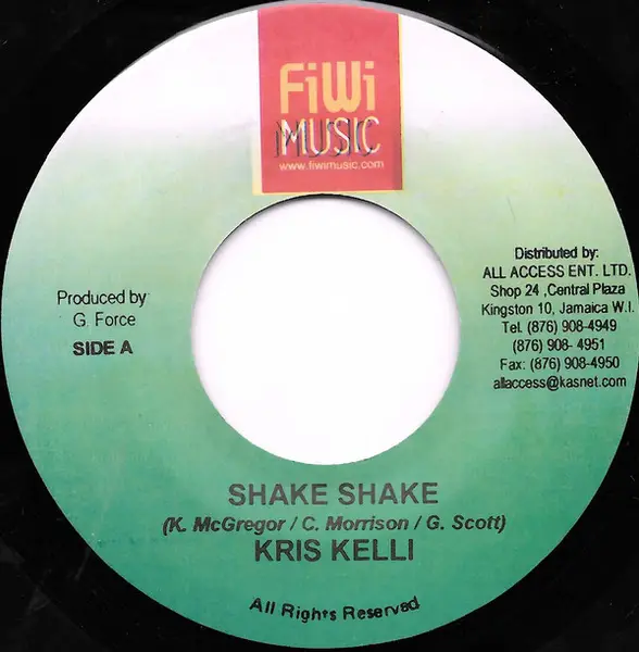 KRIS KELLI / KILLA BANTON - Shake Shake / Front Line - Disque 45T x 1