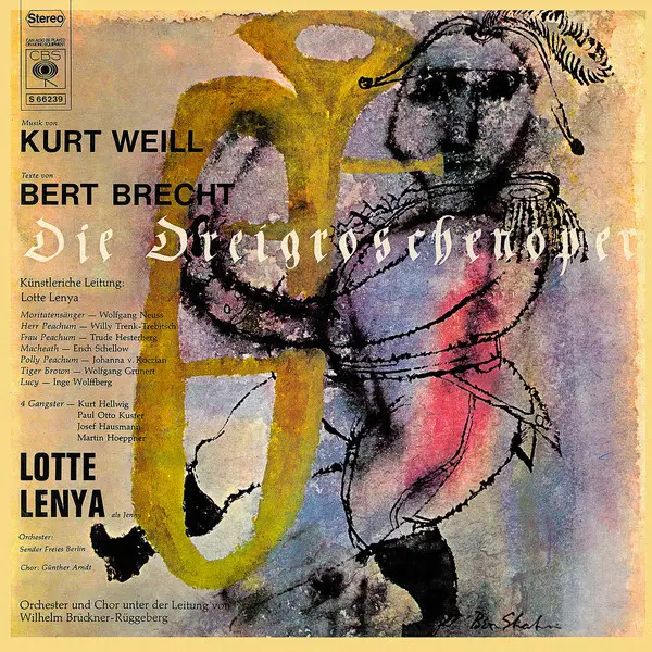 KURT WEILL BERTOLT BRECHT LOTTE LENYA - Die Dreigroschenoper - LP x 2