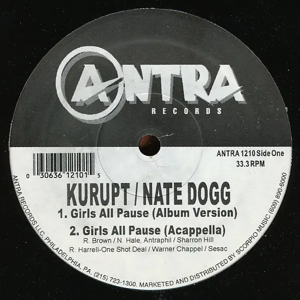 KURUPT - Girls All Pause - Disque Maxi 45T