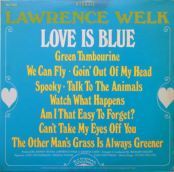 LAWRENCE WELK - Love Is Blue - LP