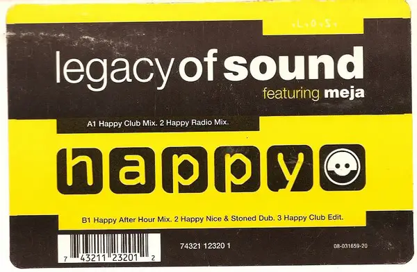 LEGACY OF SOUND FEATURING MEJA - Happy - 12 inch x 1