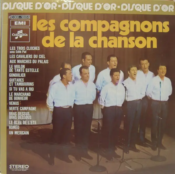 LES COMPAGNONS DE LA CHANSON - Disque D'Or (GATEFOLD) - Disque 33T