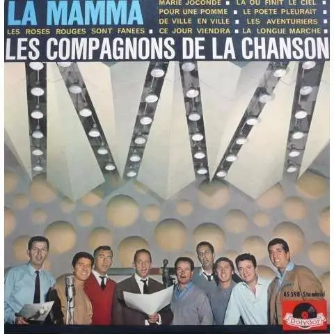 LES COMPAGNONS DE LA CHANSON - La Mamma - Disque 25 cm