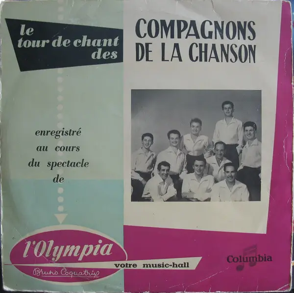 LES COMPAGNONS DE LA CHANSON - Le Tour De Chant Des Compagnons De La Chanson À L'Olympia - Disque 25 cm