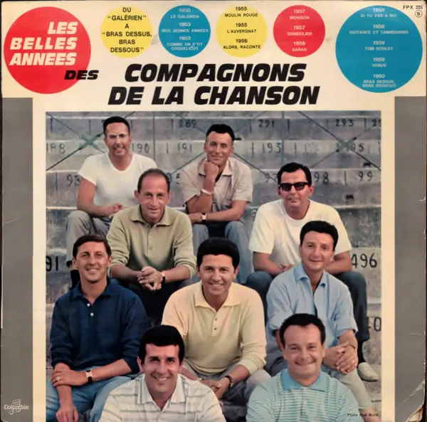 LES COMPAGNONS DE LA CHANSON - Les Belles Années Des Compagnons De La Chanson - Disque 33T