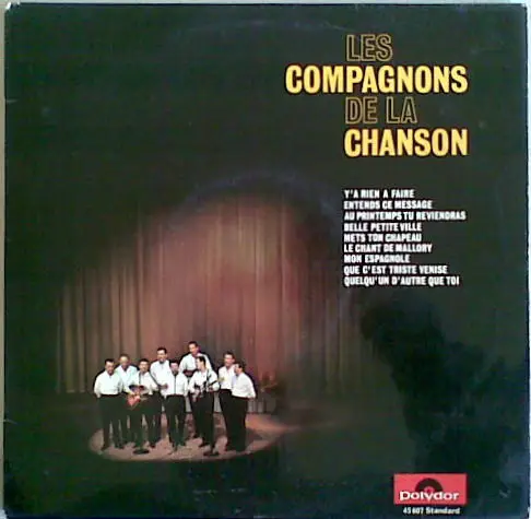 LES COMPAGNONS DE LA CHANSON - Les Compagnons De La Chanson - Disque 25 cm