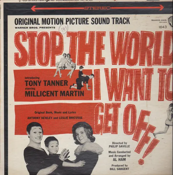 ANTHONY NEWLEY LESLIE BRICUSSE - Stop The World I Want To Get Off - LP
